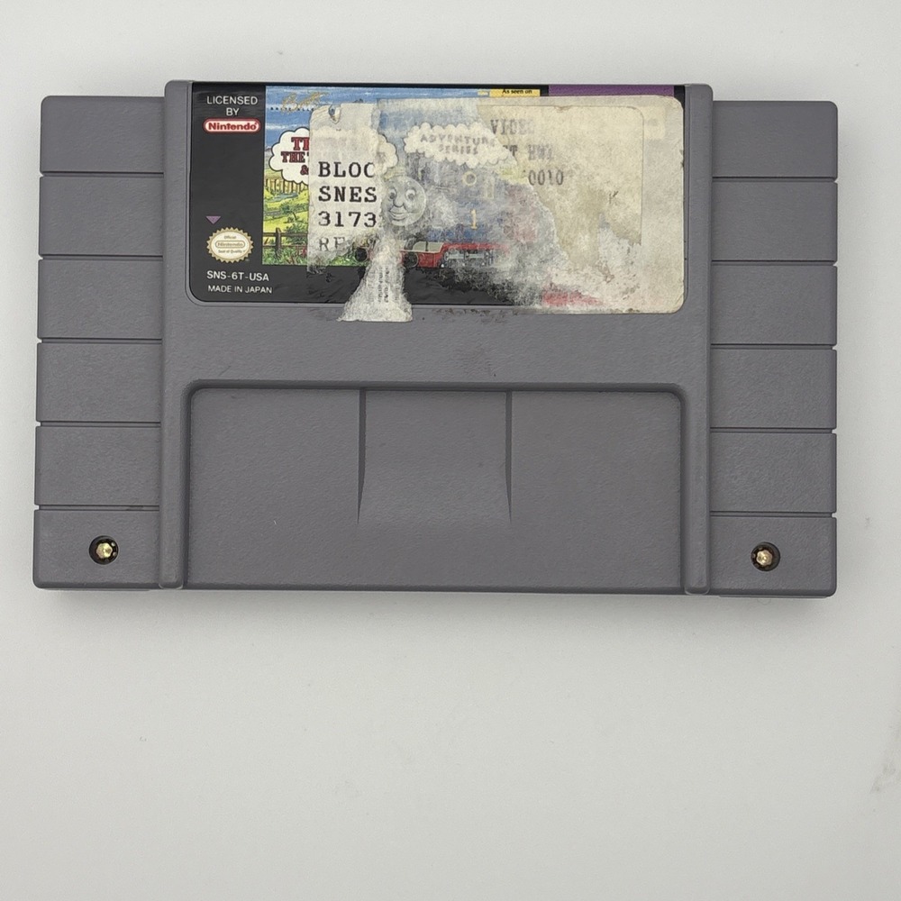 Nintendo SNES Thomas The Tank Engine Game Cartridge SNS-006 NTSC Tested Working